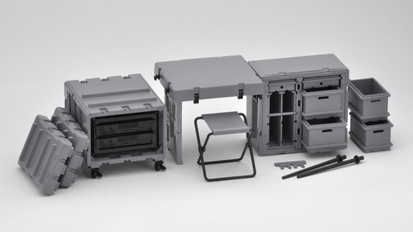 Tomytec LittleArmory [LD055] Field Desk A3 1/12 Plastic Model