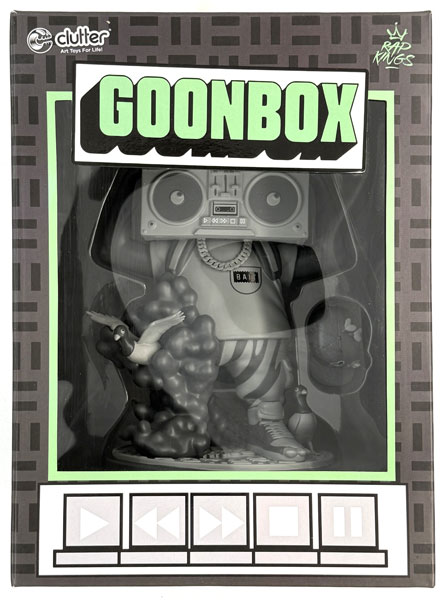 BAIT BAIT X CLUTTER STUDIOS CHRIS B. MURRAY GOONBOX BAIT COLORWAY FIGURE (GRAY) Bild 1