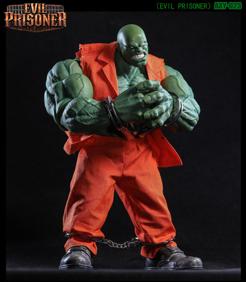AXYTOYS EVIL PRISONER 1/12 bewegliche Figur AXY-023 Grüne Farbvariante Bild 1