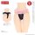 Azone 1/6 Q'z Overture Bra Thong Panties Pink x Black (DOLL ACCESSORY) image 3