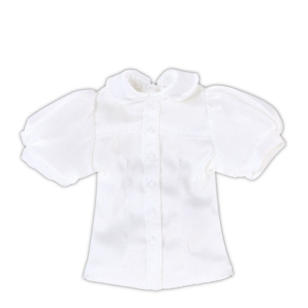 Azone 1/6 PNS Simple Round-Collar Blouse II White (DOLL ACCESSORY)