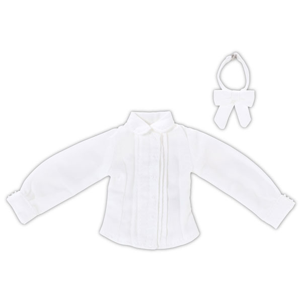 Azone 1/6 PNM Dressed Up Ribbon Blouse V White (DOLL ACCESSORY) รูปภาพ 1