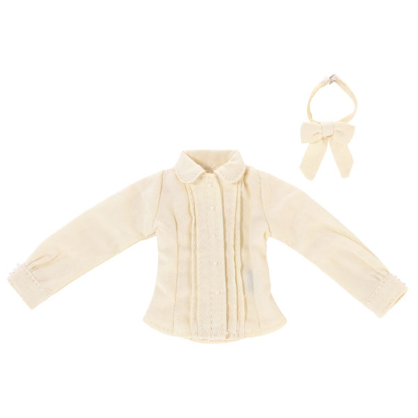 Azone 1/6 PNM Dressed Up Ribbon Blouse V Cream Yellow (DOLL ACCESSORY) imagen 1