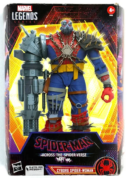 Hasbro Marvel Legends 6 Inch Action Figure Spider-Man: Across the Spider-Verse Cyborg Spider-Woman image 1