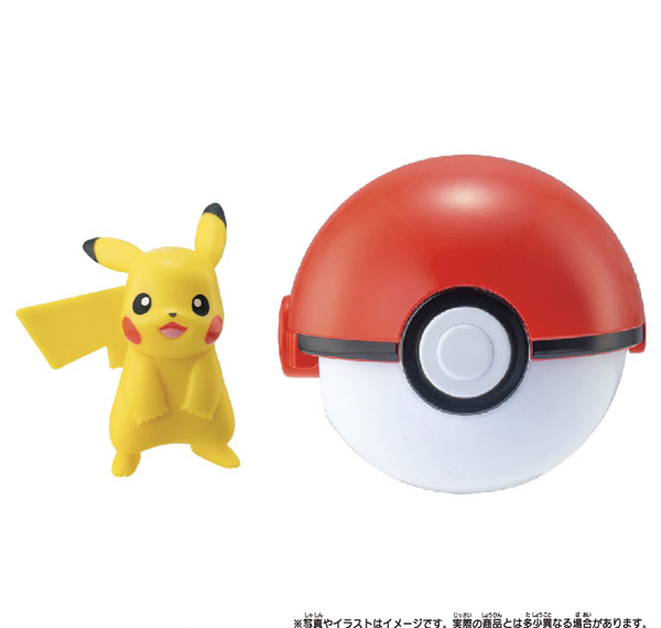 Takara Tomy MonColle ToruPoke Pikachu (Poke Ball) รูปภาพ 1