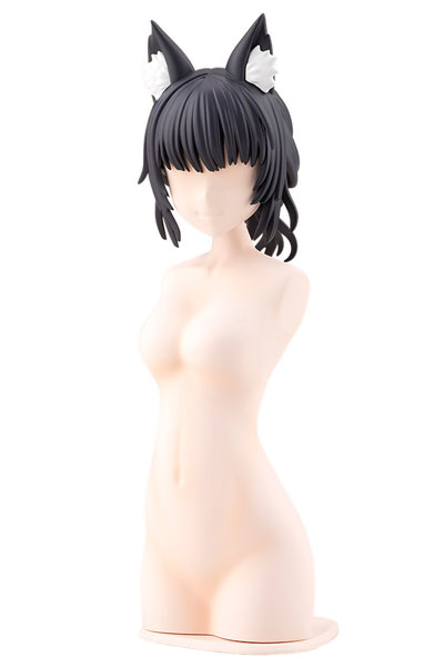 Kotobukiya Sousai Shoujo Teien Arranged Wigs Animal Ears Messy Bun [Fox] 1/10 Plastic Model