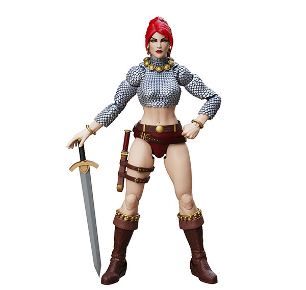 Boss Fight Studio Epic H.A.C.K.S. / Red Sonja: Immortal Red Sonja 1/12 Action Figure รูปภาพ 1