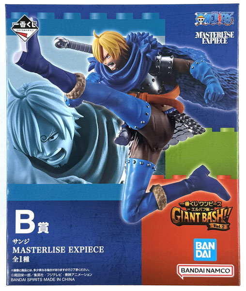 BANDAI SPIRITS Ichiban Kuji ONE PIECE -Elbaph Arc- GIANT BASH!! Vol.2 B Prize - Sanji MASTERLISE EXPIECE (Game-prize)
