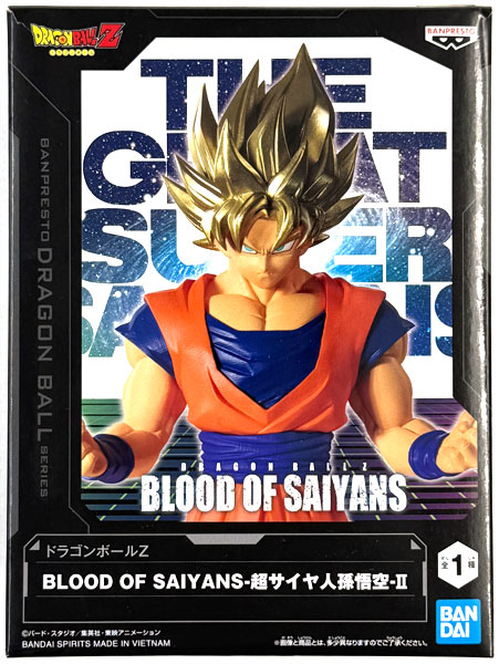 BANDAI SPIRITS Dragon Ball Z BLOOD OF SAIYANS -Super Saiyan Son Goku- II (Game-prize)