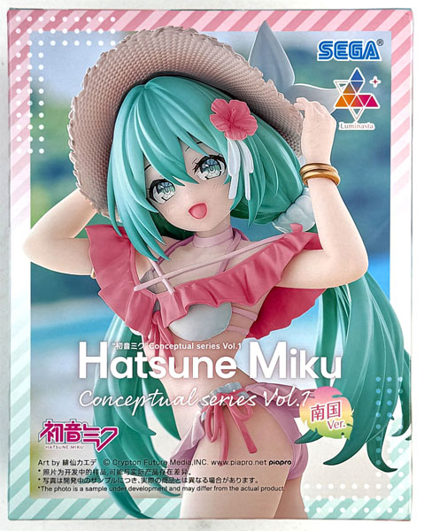 SEGA Hatsune Miku Series Luminasta "Hatsune Miku" Conceptual series Vol.1 Tropical Ver. (Game-prize) image 1
