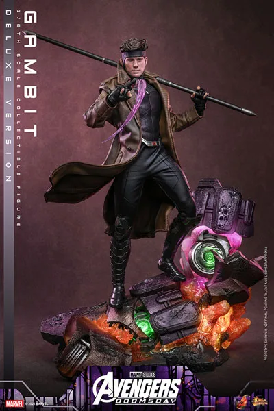 Hot Toys Movie Masterpiece "Avengers: Doomsday" 1/6 Scale Figure Gambit (Deluxe Edition) gambar 1