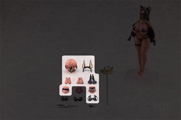 BISHOUCRAFT Isekai Emaki Egyptian Goddess Bastet 1/12 Option Part Set