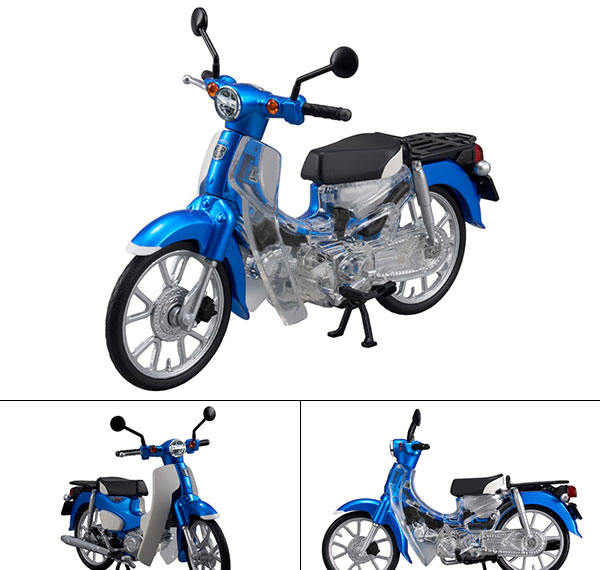 MegaHouse KAITANICS Honda Super Cub 110 Glint Wave Blue Metallic รูปภาพ 1