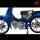 MegaHouse KAITANICS Honda Super Cub 110 Glint Wave Blue Metallic รูปภาพ 8