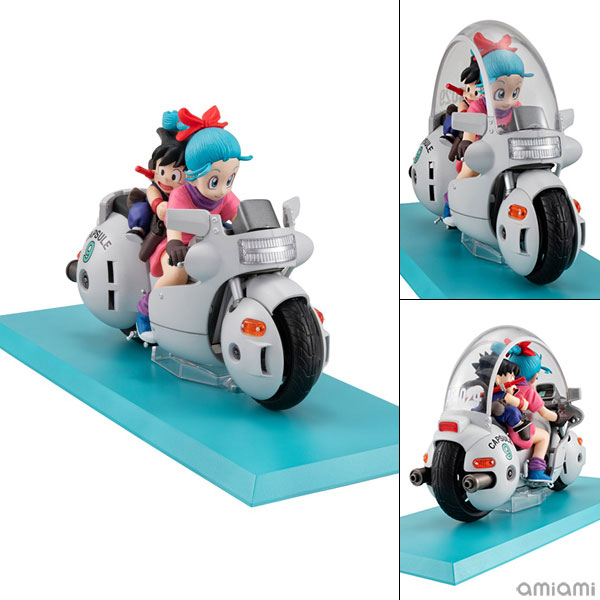 MegaHouse Desktop Real McCoy Dragon Ball 06 Son Goku & Bulma -Exclusive Reproduction Version- Complete Figure image 1
