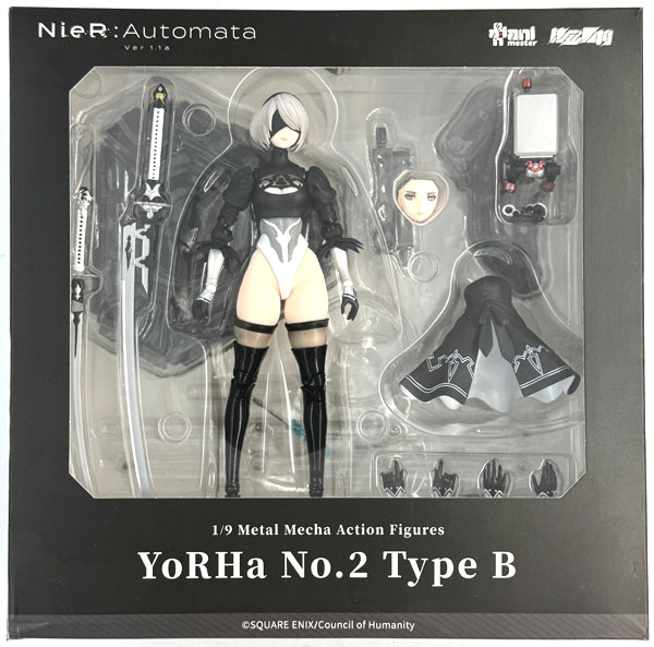 Animester 1/9 Metal Mecha Action Figures NieR:Automata Ver1.1a YoRHa No.2 Type B gambar 1