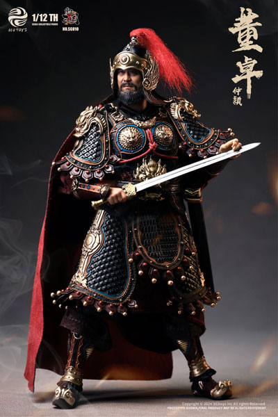 303TOYS Shouchuu Sangokushi SG010 Dong Zhuo - Zhongying 1/12 Scale Posable Figure Regular Edition