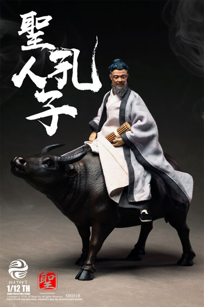 303TOYS Sage Series NO.SR001B Zhisheng Xianshi / Confucius 1/12 Scale Posable Figure Deluxe Edition