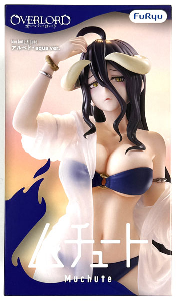 FURYU Overlord Muchute Figure -Albedo aqua ver.- (Game-prize)