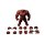 WIND TOYS 1/12 Titan Super Action Muscle Body Red Skin รูปภาพ 2