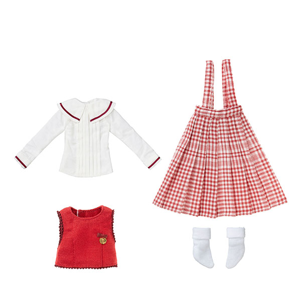 Azone BonBons "Bookish Girl" Outfit Set Red (DOLL ACCESSORY) 图片 1