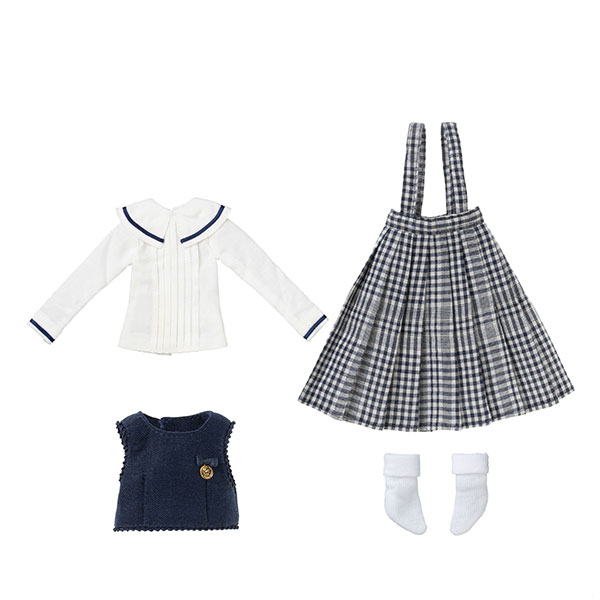 Azone BonBons "Bookish Girl" Outfit Set Navy (DOLL ACCESSORY) 图片 1