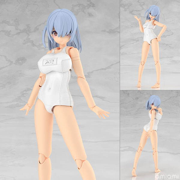 Kotobukiya Frame Arms Girl MIZUKI School Swimsuits White Ver. Plastic Model hình ảnh 1