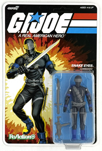 Super 7 Re Action +/ G.I. Joe: Snake Eyes (Comics ver.) 画像 1