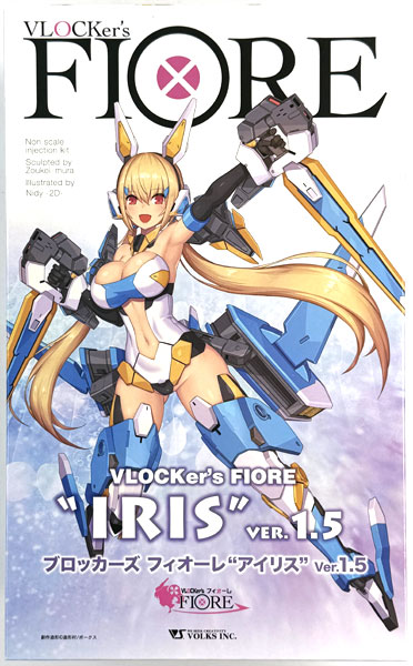 Volks VLOCKer's FIORE Iris Ver.1.5 (Clear Blue Runner Bundled Special Edition) Plastic Model