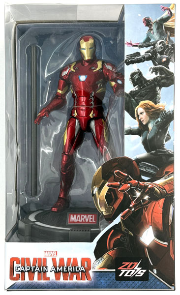 ZD Toys Marvel Series II-Iron Man MK46 with Luminous Stand