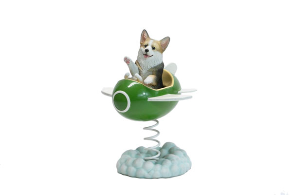 JXK Studio Flying Corgi Wobble Figure A image 1