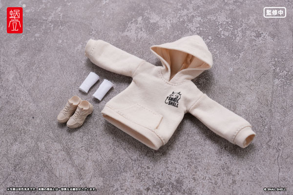Snail Shell "Devil's Whisper" Series Print Hoodie Set (Beige) (DOLL ACCESSORY) gambar 1