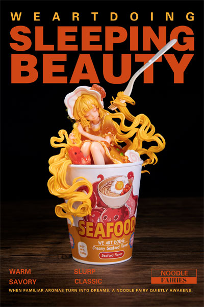 WE ART DOING Noodle Fairies Seafood Flavor Complete Figure