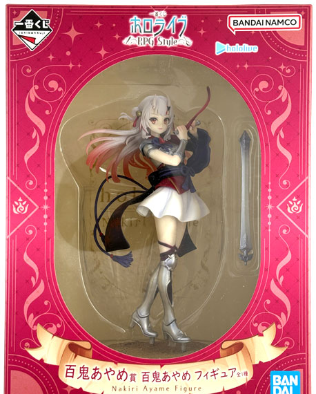 BANDAI SPIRITS Ichiban Kuji hololive -RPG Style- Nakiri Ayame Prize Nakiri Ayame Figure รูปภาพ 1