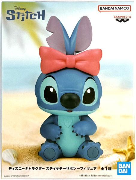 BANDAI SPIRITS Disney Character Stitch -Ribbon- Figure (Game-prize)