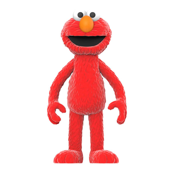 Super 7 Re Action 3.75 Inch Action Figure "Sesame Street" Elmo (Tickle Me Elmo)
