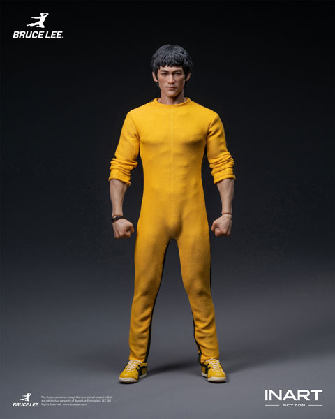 INART Bruce Lee (Yellow Jumpsuit) 1/12 Action Figure gambar 1
