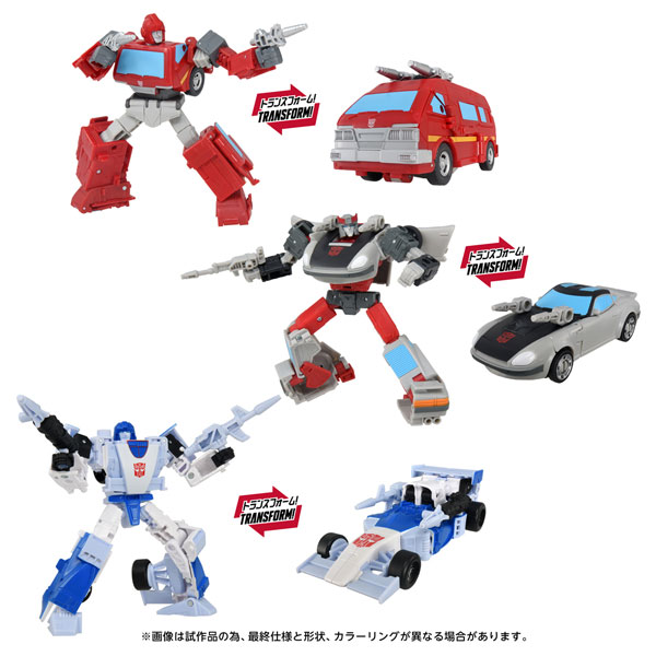 Takara Tomy 트랜스포머 AOTP-EX 오토봇 미라주 & 아이언하이드 & 블루 스트릭