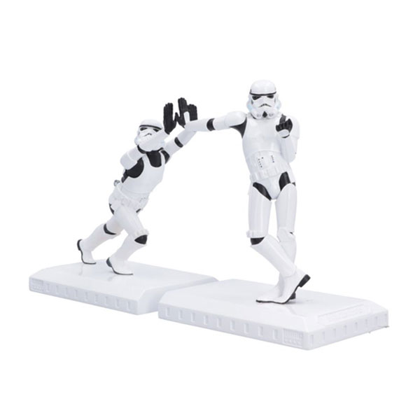 Nemesis Now Original Stormtrooper / Working Hard or Hardly Working Bookends image 1