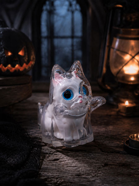 HOTRU Ghost Cat (Transparent Ver.) Non Scale Figure imagen 1