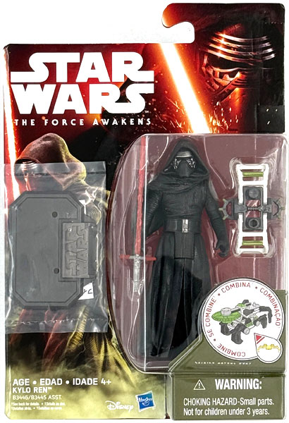 Takara Tomy Star Wars: The Force Awakens Basic Figure Kylo Ren (w/Base) (BD Star Wars: The Force Awakens MovieNEX Premium BOX Bundled Item) imagen 1