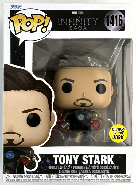 Funko POP! Infinity Saga Tony Stark GLOWS IN THE DARK (Entertainment Earth Exclusive)
