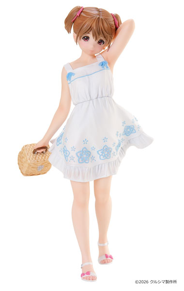 Kurushima Seisakujo Original Yasumi-chan Series No.256 Suzumi-chan -A Good Day to Go Out- Mold Color Ivory Resin Cast Kit Bild 1