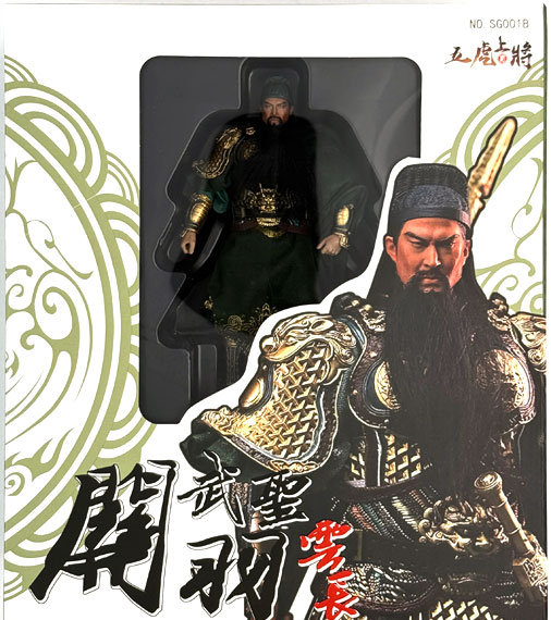 303TOYS 1/12 Three Kingdoms on Plam Guan Yu Deluxe Battle Field Edition Bild 1