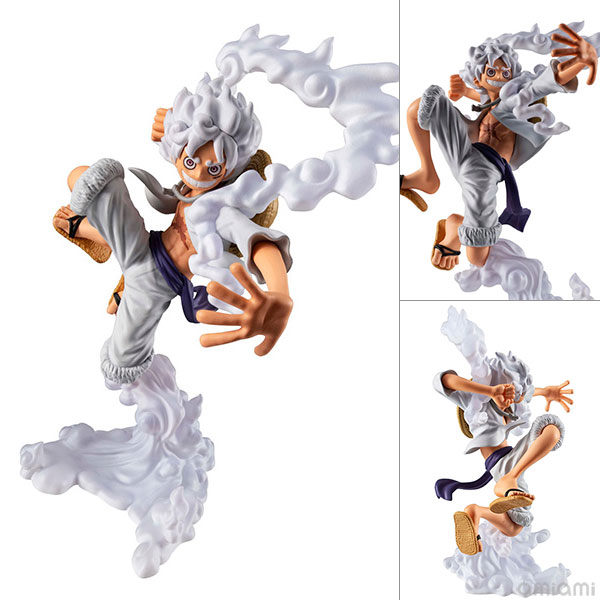 MegaHouse WALLSTAR ONE PIECE Monkey D. Luffy Gear 5 Complete Figure imagen 1