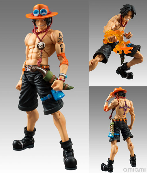 MegaHouse Variable Action Heroes ONE PIECE Portgas D. Ace Action Figure imagen 1