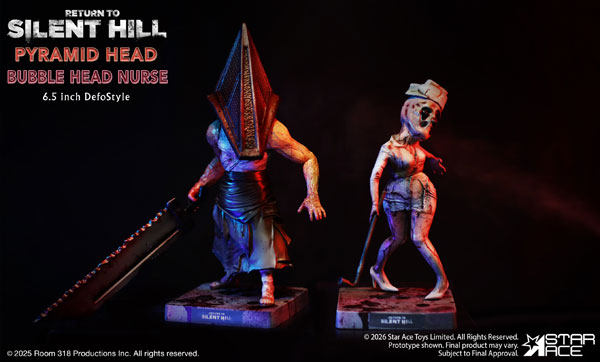 Star Ace Toys Return to Silent Hill Pyramid Head + Bubble Head Nurse Twin Pack