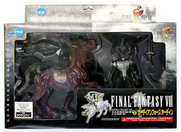 Kotobukiya ARTFX Final Fantasy VIII Action Figure Series Guardian Force Odin Exclusive Clear Version