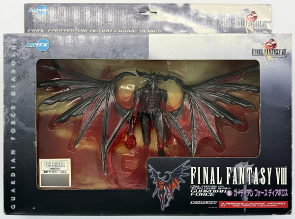 Kotobukiya ARTFX Final Fantasy VIII Action Figure Series 5 Guardian Force Diabolos Exclusive Clear Version