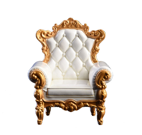 VS Toys 1/12 Classic Armchair White Bild 1